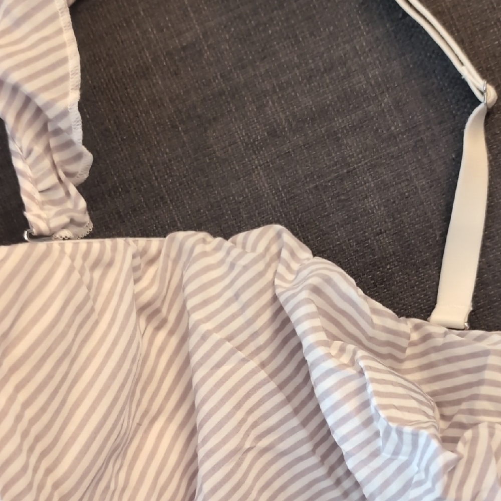 Victoria's Secret Striped Ruffle Bustier - Picture 5 of 5